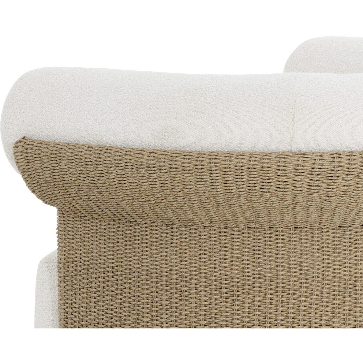 Asos Louis Cream Outdoor Lounge Chair